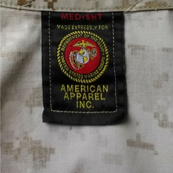 American Apparel military shirt Sz M - Picture 8 of 10